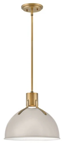 Hinkley Lighting 3487 Argo 1 Light 14"W LED Pendant - Satin Black / Lacquered - Picture 6 of 12