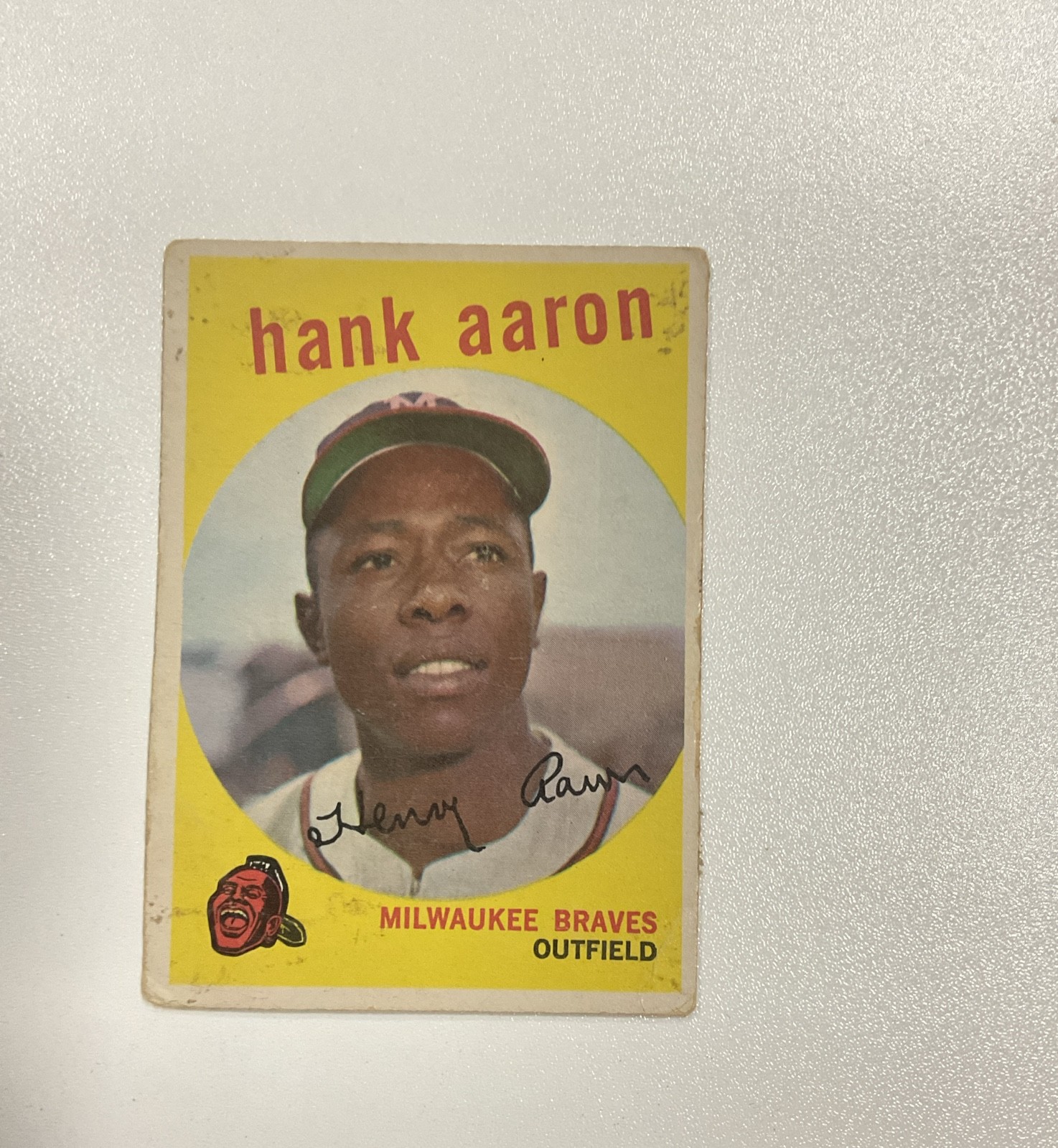 1959 Topps - Hank Aaron #380