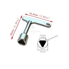 Triangular Key Elevator Emergency Lift Door Release Lock Key Spanner Key