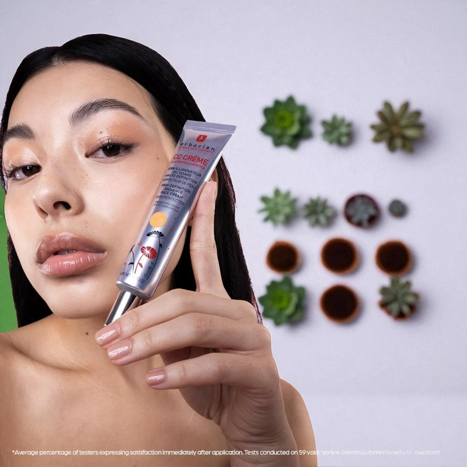 Erborian Tinted Moisturiser Radiance Cream CC Creme SPF25 3x15ml Clair Gift - Image 3 of 4