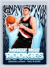 2024-25 Donruss Optic #11 Donovan Clingan White Hot Rookies Portland RC