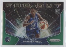 2021 Panini Prizm WNBA Far Out Green Prizm Crystal Dangerfield #5 07rd
