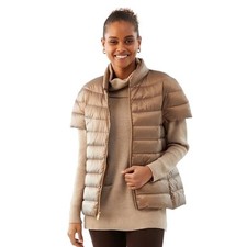 Martha Stewart Womens Short Sleeve Quilted Do...