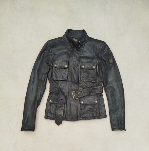 Belstaff Women's Trialmaster Leather Jacket Size 42