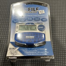 Rolodex Electronics E-Z File Pro by Franklin New In Box w/PC Sync Kit