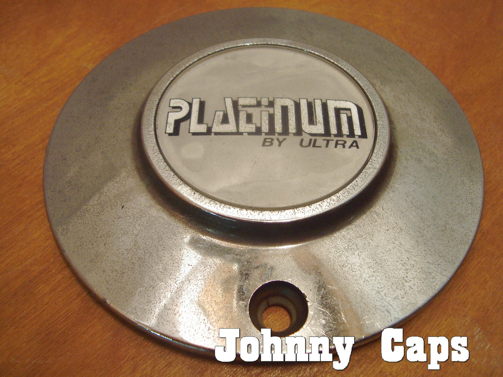 Platinum Wheels Chrome Center Caps #991-0620 Custom Wheel USED Center Cap (1)