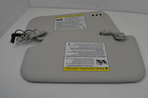 2013-2018 Ford Focus Left Right Side Beige Vinyl Sun Visor w/ Illumination OEM - Picture 4 of 10