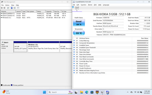 DELL LATITUDE 7440 14" FHD+ 13TH I7-1355U 512GB SSD 16GB W11P Webcam Backlit - Picture 4 of 15