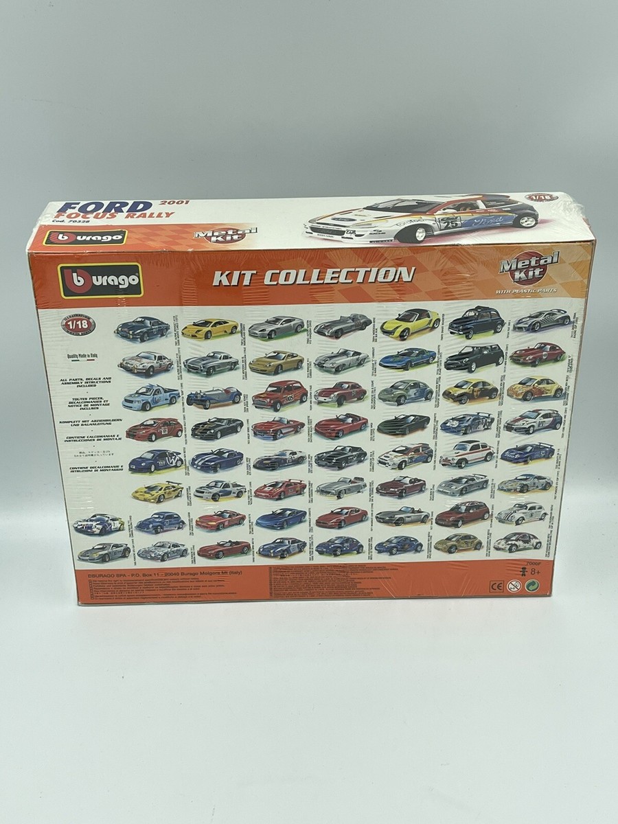 Voiture 1/18 Bburago Ford Focus WRC Rallye Burago Model