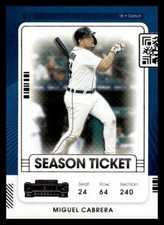 2021 Panini Contenders  Miguel Cabrera #76 Detroit Tigers Baseball Card