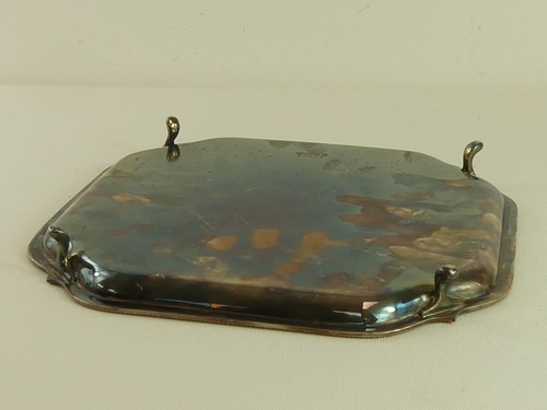 (ref288AG) Bandeja Plateada 1936 3rd Kings Húsares Propios Presentados a Connolly - Imagen 6 de 7