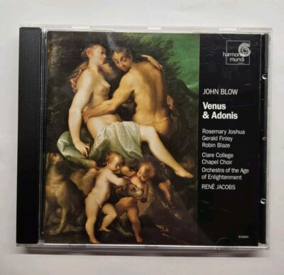 John Blow Venus & Adonic Rene Jacobs Orchestra Of The Age Of Enlightenment CD
