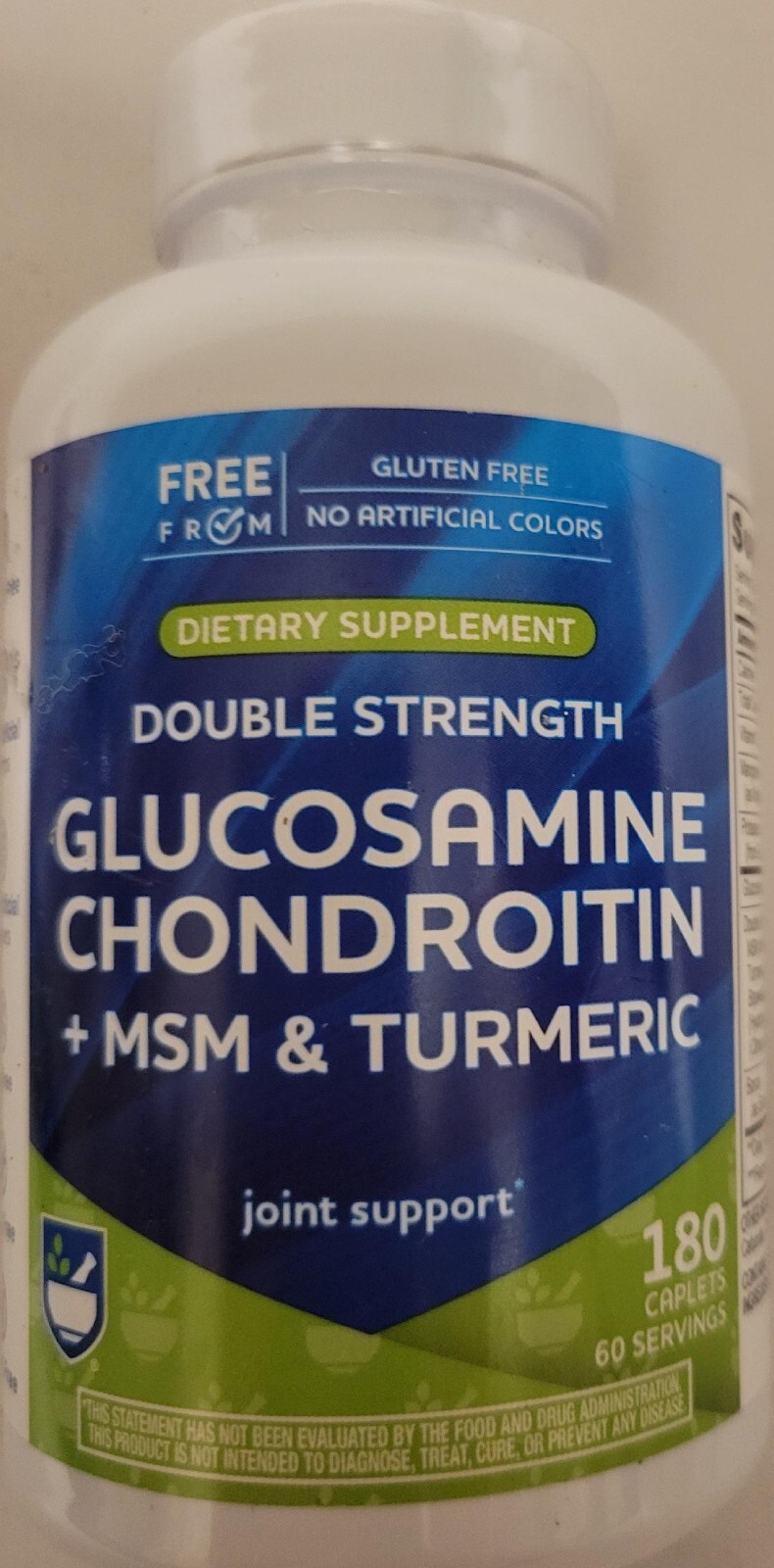 Rite Aid Double Strength Glucosamine Chondroitin MSM+ Turmeric 180ct