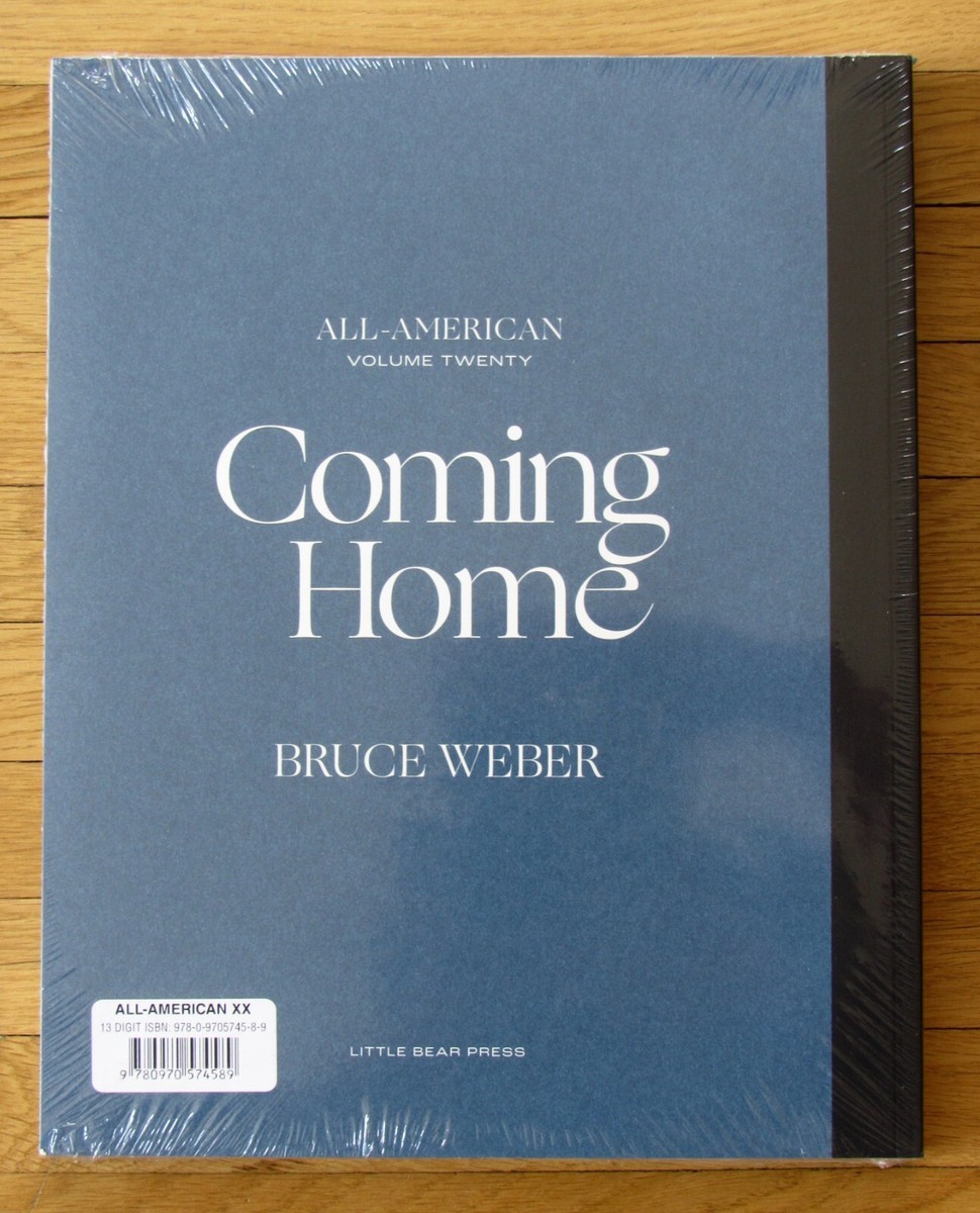 ALL AMERICAN XX COMING HOME (Volume 20) Bruce Weber NEW