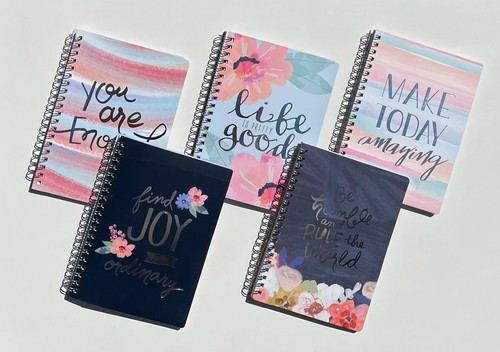 Studio C Spiral Pocket Size College Ruled Hard Cover Notebooks 80 Sheets 7" x 5" - Picture 11 of 13