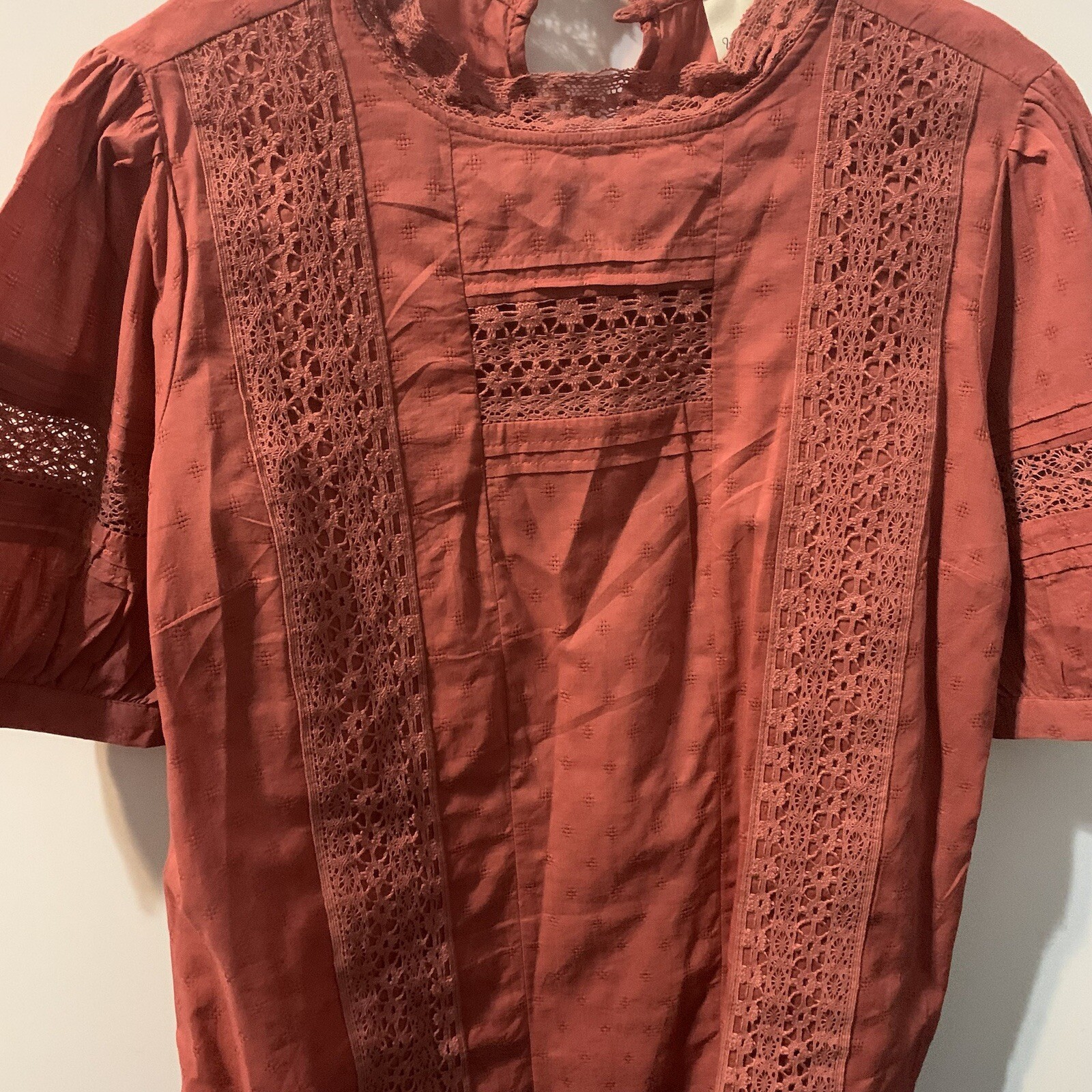 Universal Thread Womens Top Size Medium Cotton La… - image 9