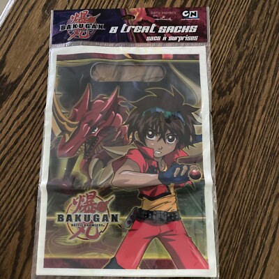 Bakugan Battle Brawlers, Treat Sacks. Birthday/ Parties, 8 Bags 