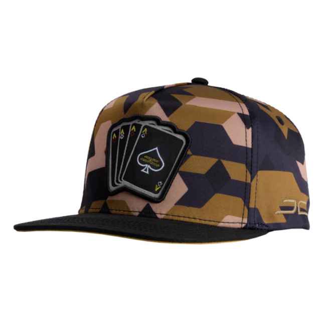 ПОКЕРНЫЙ КАМУФЛЯЖ JC HATS BROWN SNAPBACK 1645 КОРИЧНЕВЫЙ