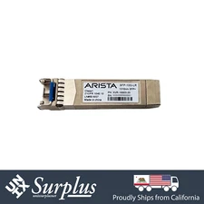 Arista SFP-10G-LR 10GBASE-LR 1310nm 10km SFP+ 10GB Transceiver Module
