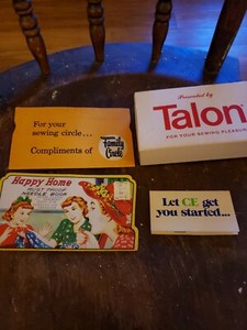 Vintage Needke Kit Happy Home & Talon Thread 