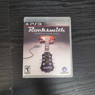 Rocksmith: Authentic Guitar Games Sony Playstation 3 PS3 Complete in Great Shape