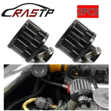 2xCarbon Fiber 12mm Mini Cone Racing Turbo Air Intake Crank Case Breather Filter