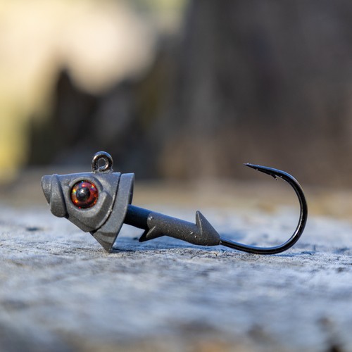 Reaction Tackle 97% Pure Tungsten Swimbait Jig with Realistic Fish Head- 5-PACK - Picture 3 of 18
