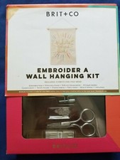 Brit Co "Makers Gonna Make" Embroidery Wall Hanging Kit Size 11" x 14"