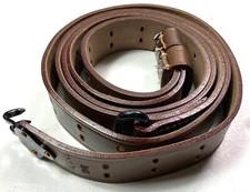 WWII US REMINGTON M1917 M1907 RIFLE LEATHER CARRY SLING-MAKER MARKED