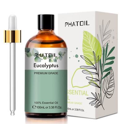 Eucalyptus Essential Oil 100ml  Aromatherapy 100% Pure Oils for Humidifiers US