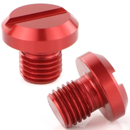 Mirror Hole Blanking Plugs Fit For Ducati Diavel 2011-2019 XDiavel 16-19 Black - Picture 12 of 12