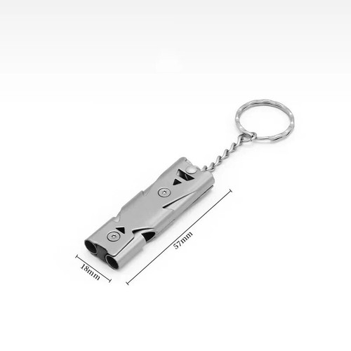 Aluminum Emergency Survival Whistle for Camping Hiking Outdoor Tool - 第 8/10 張圖片