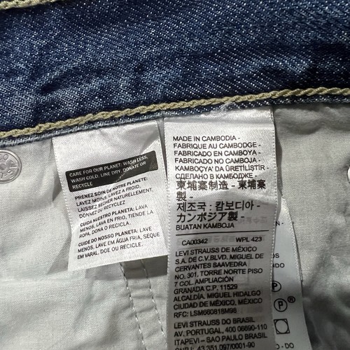 Levi's Women's Mid Rise Low Pro Straight Jeans Med Wash Size 32 (36X31) NWT - Picture 4 of 10