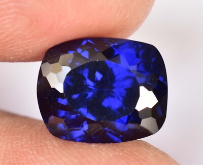 Stunning Natural Deep Blue D Block Tanzanite 7.20 CT Certified Loose Gemstone