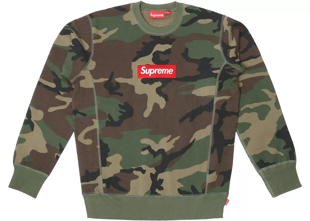 Supreme Box Logo Hooded Sweatshirt 'Camo