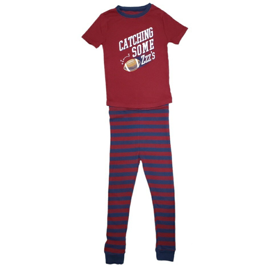 Wonder Nation Boys Sleepwear Red Size