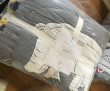 Pottery Barn Silly Safari Quilt Set Twin  Standard Sham Lion Panda Animal Kids