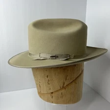 Vintage Stetson Open Road 4X Beaver Size 6 3/4 Fedora Ranch Cowboy Hat