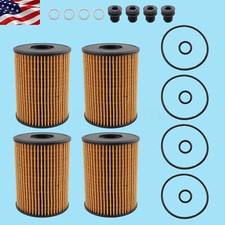 New 4x Oil Filter Pack w/Seals Fits for 2021 Kia Optima Engine 2.5L 26350-2S000