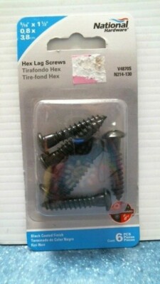 National Hardware Hex Lag Screws 90029 FREE SHIPPING