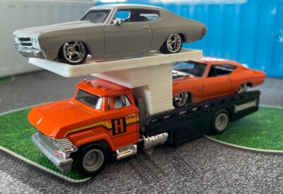 3D Print Add-On for 1/64 Hot Wheels Transport Horizon Hauler Two Car