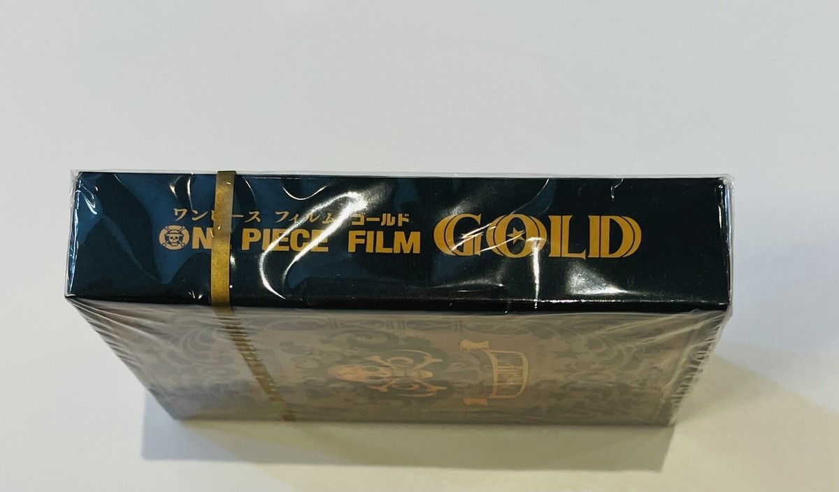 貴重！ONE PIECE FILM GOLD カード　金箔 激レア ワンピース ONE PEACE 金箔 カード ゴールド 非売品 A賞