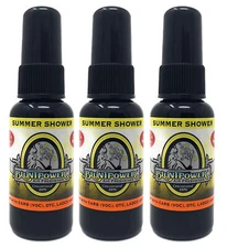 Blunt Power High Concentrated Air Freshener, Summer Shower 1.5oz, 3 Packs