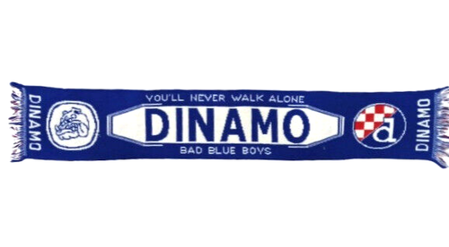 SCIARPA ULTRAS BAD BLUE BOYS DINAMO ZAGREB ZAGABRIA SCARF S3359