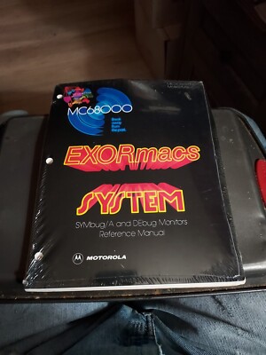 MOTOROLA MC68000 EXORMACS SYSTEM SYMBUG/A AND DEBUG REFERENCE MANUAL BRAND NEW