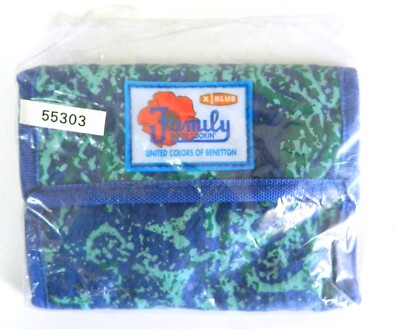 Portafoglio UNITED COLORS OF BENETTON vintage anni 80/90 decorline