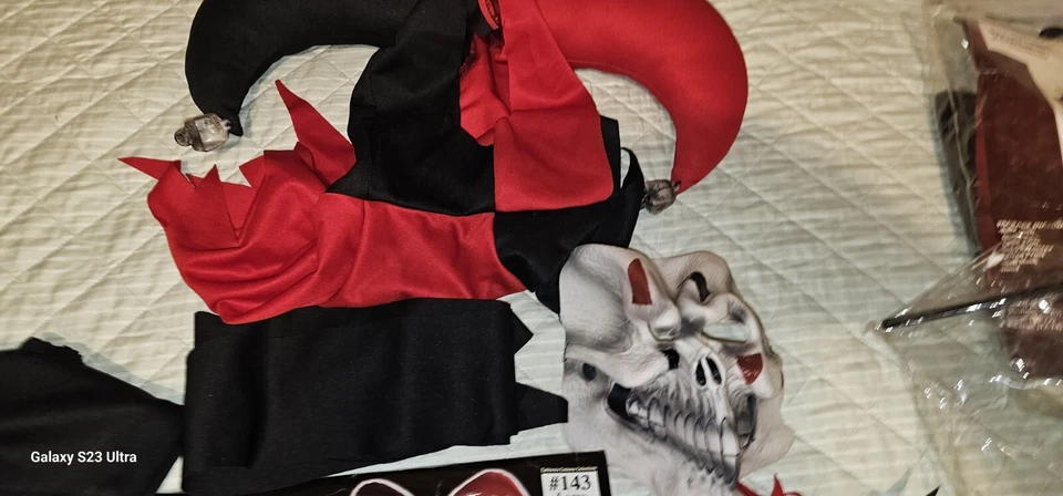 Disfraz de bufón malvado #143 L (10-12) Foto 3 de 4