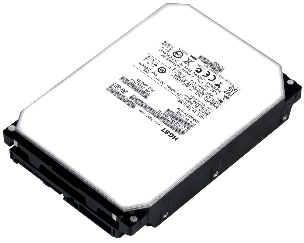 Hard Drive HGST Ultrastar He6 HUS726060ALS644 6TB 7.2K 64MB SAS-2