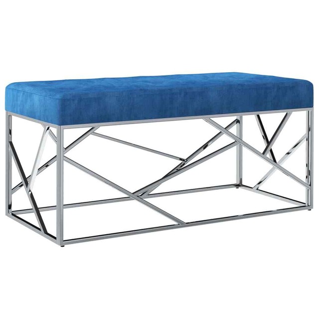 Vidaxl Banc 97 Cm Tissu De Velours Banquette Entree Couloir Maison Interieur Achetez Sur Ebay