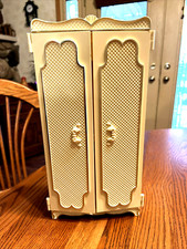 Vintage Barbie Doll WOLVERINE Wardrobe Armoire Hard Plastic Bedroom Funiture